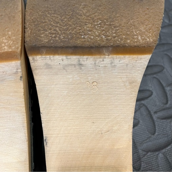 1391 Swedish Hasbeens Annette Clog Sandals 38 - Picture 6 of 8